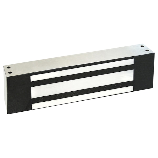 Mag Lock, Fire Rated, Face Drilled, US32D, MBS, 12/24 VDC, 1800lb